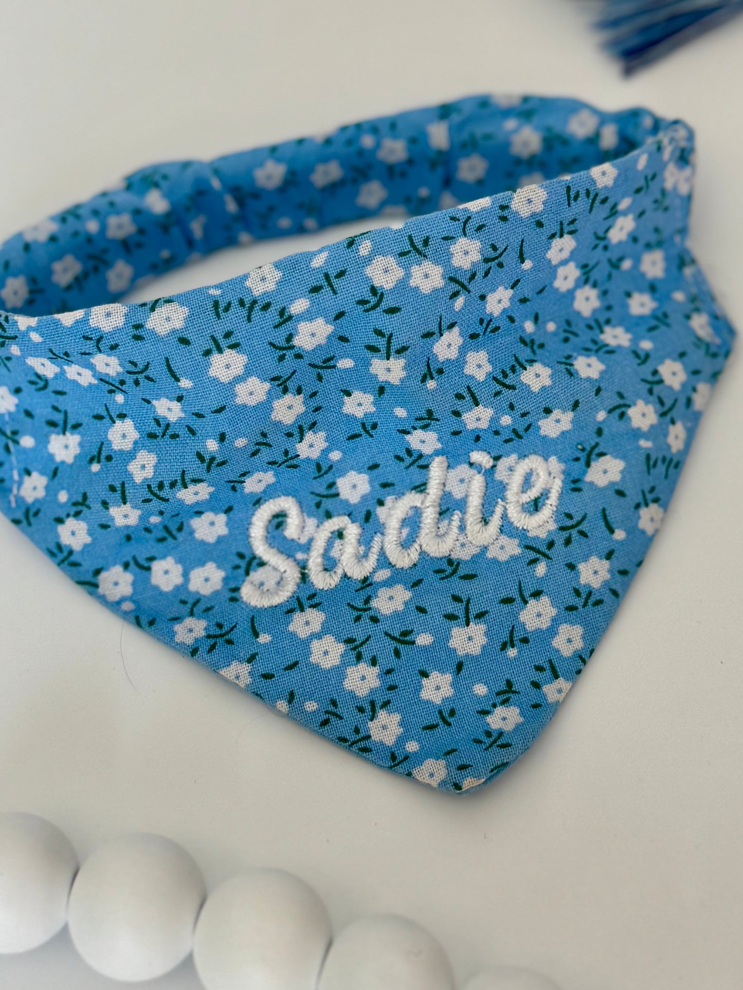 Personalized Dog or Cat Scrunchy Bandana