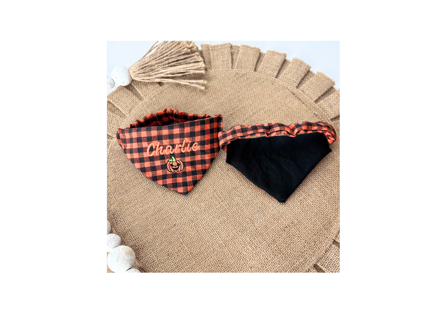 Personalized Dog or Cat Scrunchy Bandana